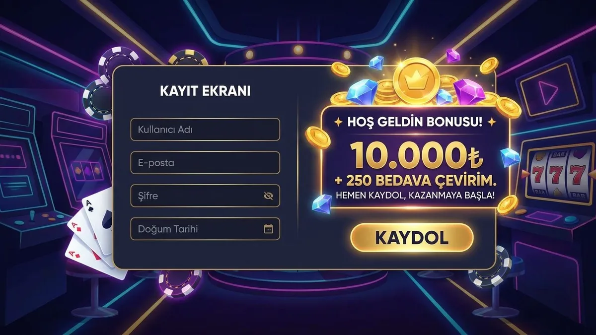 Bonusla kayıt